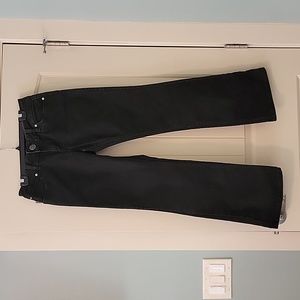 Wrangler Black Denim Jeans Size 7/8 Length 32